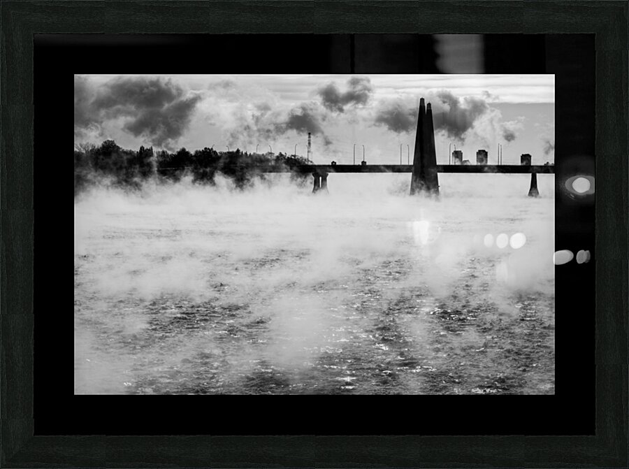 Montreal Hiver Picture Frame print